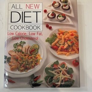 All New Diet Cookbook - White Cover, Low-Calorie Recipes